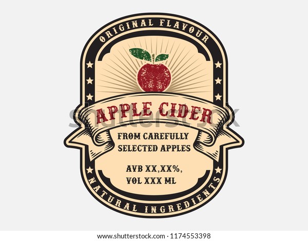 Mini Cider Label Printable