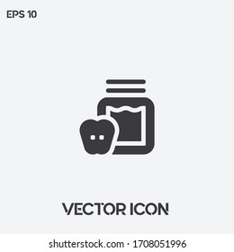 Apple cider vector icon illustration. Ui/Ux. Premium quality.
