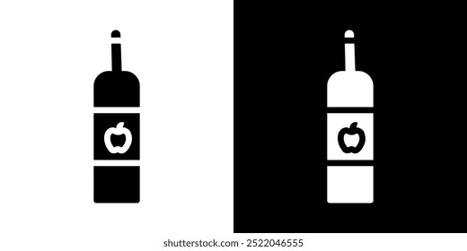 Vinagre de sidra de manzana Icon símbolo de Vector simple