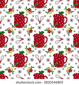 Apple Collection Seamless Pattern. Vector illustration EPS digital file download for print, printable, wallpaper, background, decoration, paper gift, texture, textile and many projects.