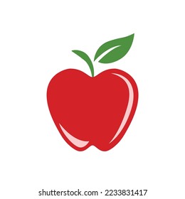 apple of color style design vector template