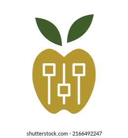 apple control setting logo Icon Illustration Brand Identity