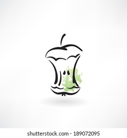 Apple Core Grunge Icon