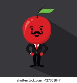 Apple costume character kids