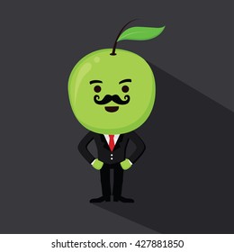 Apple costume character kids