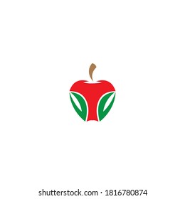 Apple creative logo vector illustration color design