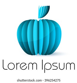 Apple, creative vector logo template