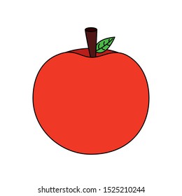 Apple design, Fruit healthy organic food sweet and nature theme Vector illustration