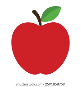 Apple design silhouette vector illustration