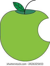 ilustración vectorial de apple design