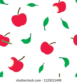 Apple Doodles Pattern Illustration