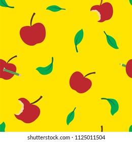 Apple Doodles Pattern Illustration