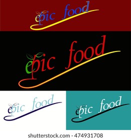 apple epic food vector