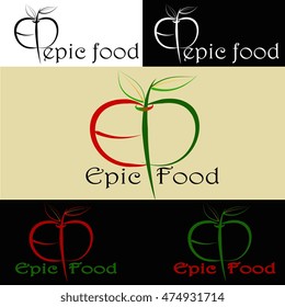 apple epic food vector