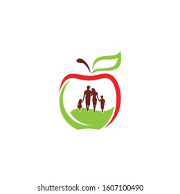 Apple Family Planning Logo Design