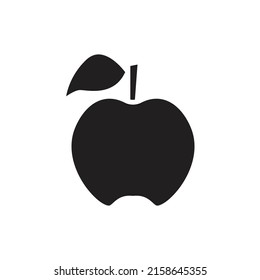 Apple Filled Icon Vector Illustration