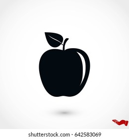 apple, flat design best vector icon