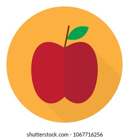 Apple flat icon