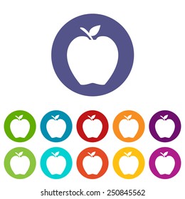 Apple flat icon