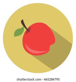 apple flat icon