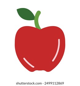 Apple Flat Icon Design For Personal nad Commercial Use