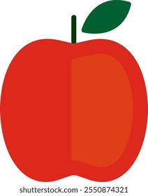 Apple Flat Vector Icon Design