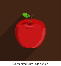 Apple Flat Vector illustration