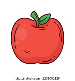 apple fresh fruit healthy icon