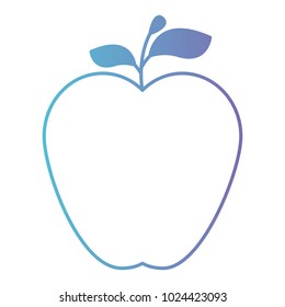 apple fresh fruit icon