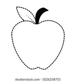apple fresh fruit icon