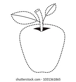 apple fresh fruit icon