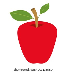 apple fresh fruit icon