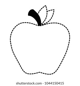 apple fresh fruit icon