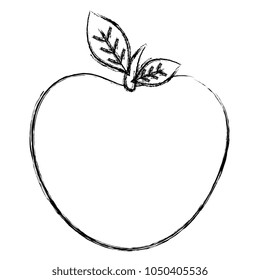 apple fresh fruit icon