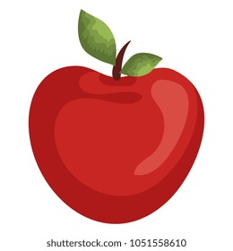 apple fresh fruit icon