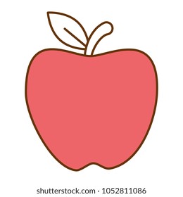 apple fresh fruit icon