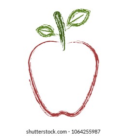 apple fresh fruit icon