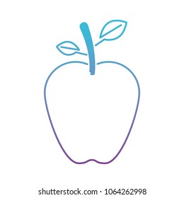 apple fresh fruit icon