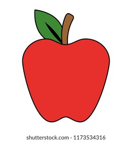 apple fresh fruit icon