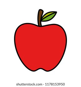 apple fresh fruit icon