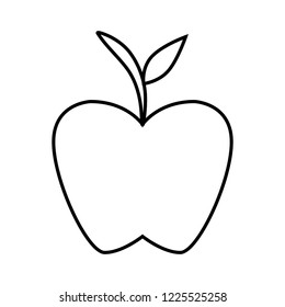 apple fresh fruit icon