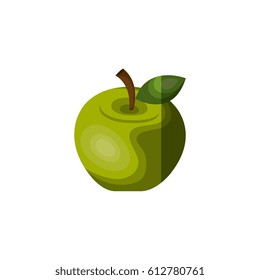 apple fresh fruit icon