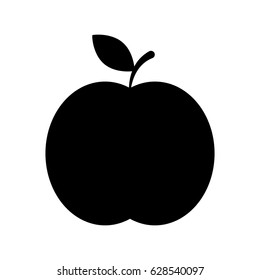 apple fresh fruit icon