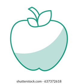 apple fresh fruit icon