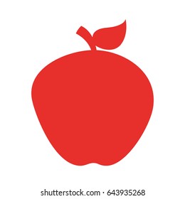 apple fresh fruit icon