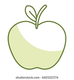 apple fresh fruit icon