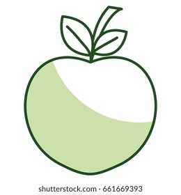 apple fresh fruit icon
