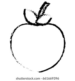apple fresh fruit icon