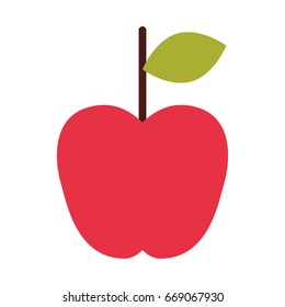 apple fresh fruit icon