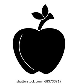 apple fresh fruit icon